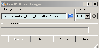 运行Win32DiskImager