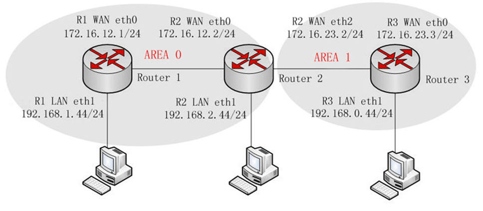 OSPF网络拓扑图