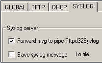 配置SYSLOG