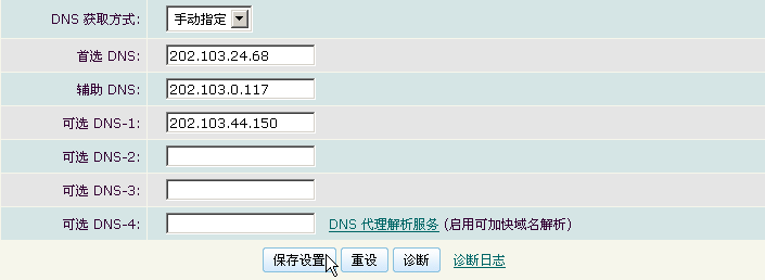 DNS 参数